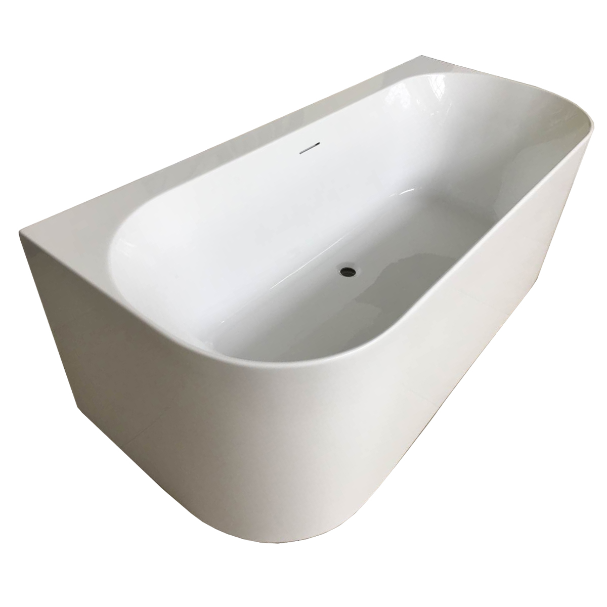 DST-WMOCB00 One-Wall Mounted Tub 3/4 View