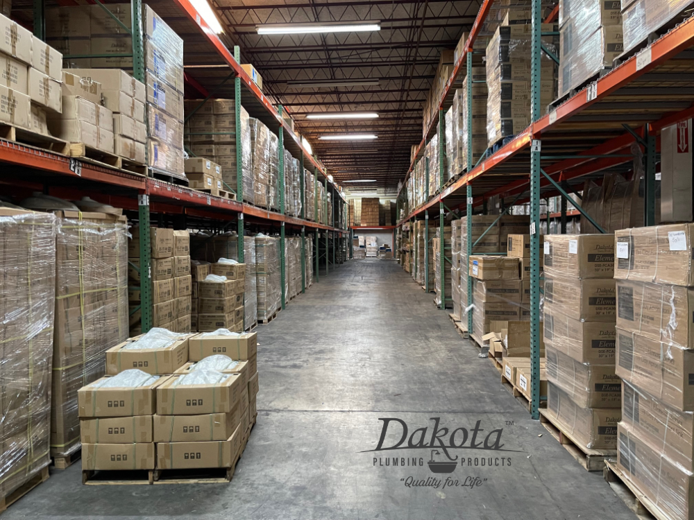 Dakota’s full warehouse during supply chain crisis